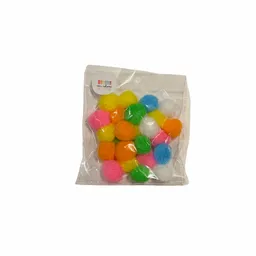 Pompones M Set Colores