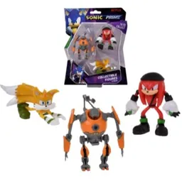 Sonic Prime Pack 3 Figuras 7cm.(eggforcer-knuckles-tails)