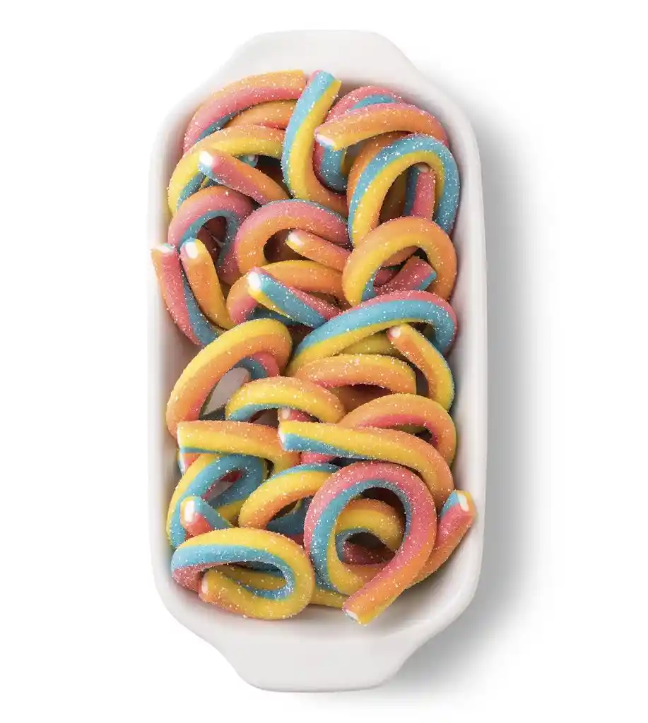 Tubo Frutilla Ácida Colorida Granel