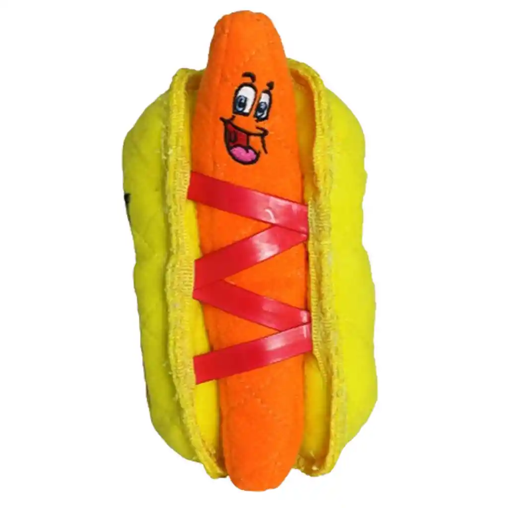 Tuffy Funny Food Hotdog, Juguete Para Perros