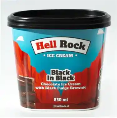 Helados Black In Black 830 Ml