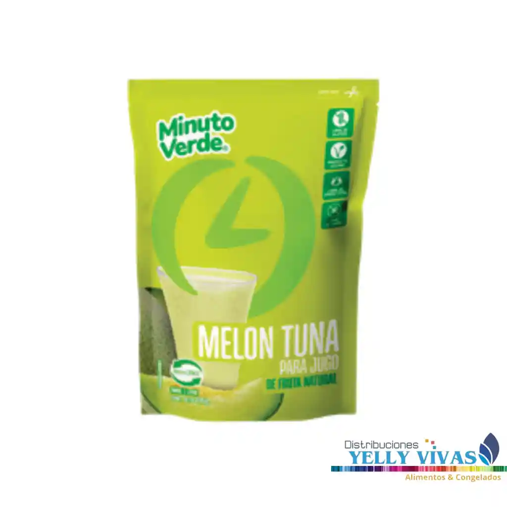 Pulpa Melón Tuna 335grs. Minuto Verde