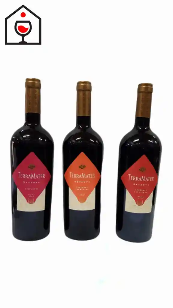 Pack 3 Vinos Terramater Reserva