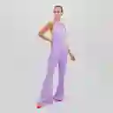 Enterito Una Pieza Pantalón Lila Formal L Mujer Raindoor