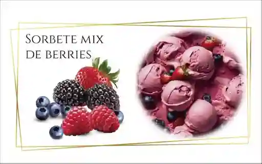 Sorbete Mix De Berries - Formato 1/2 Lt