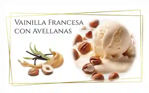 Helado De Vainilla Francesa Con Avellana - Formato 1/2 Lt