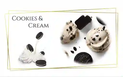 Helado De Coockies And Cream - Formato 1/2 Lt