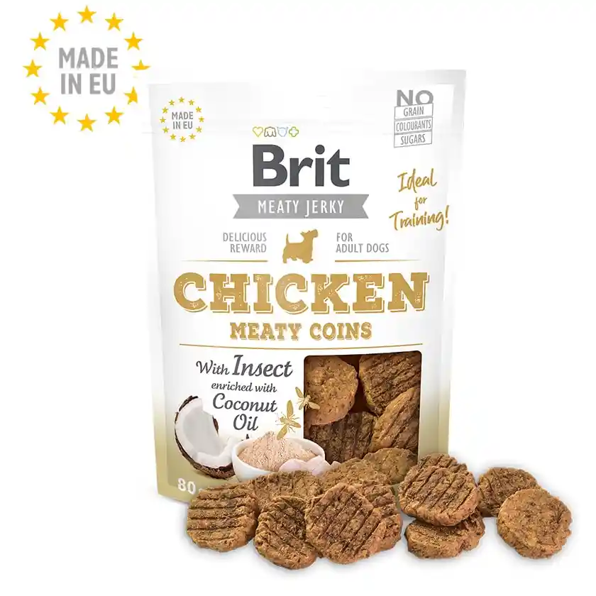 Brit Dog Meaty Jerky Chicken Insect 80gr