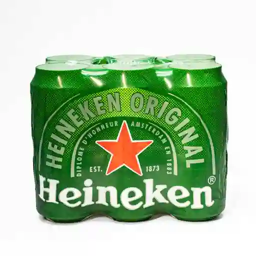 Heineken 6 Pack Lata 470 Cc