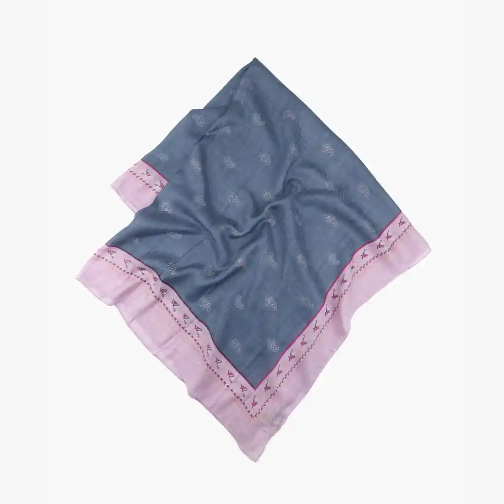 Pañuelo Mujer Gotas Pequeñas Azul