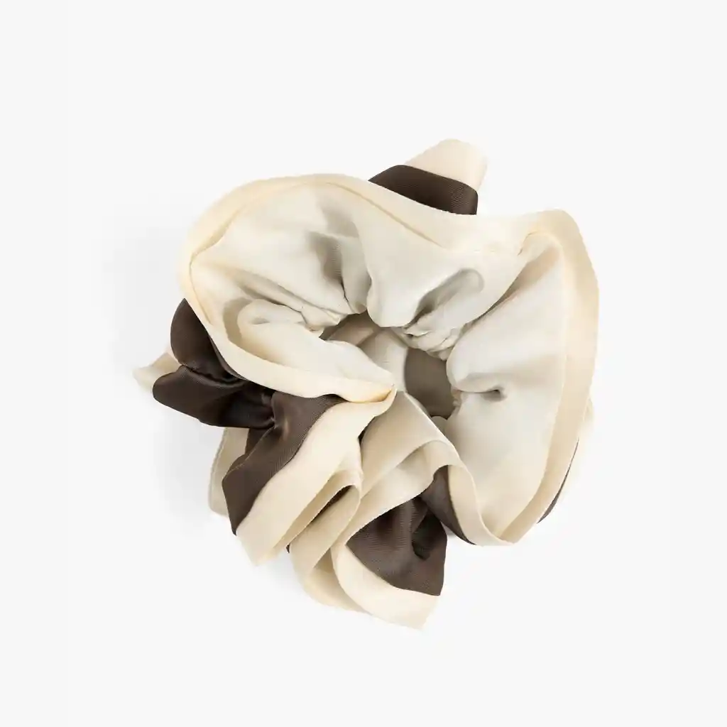 Collet Mujer Bicolor Vuelos Verde Musgo