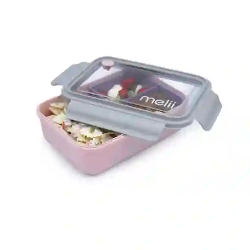 Lonchera Bento Box Con Divisor 1250 Ml - Melii