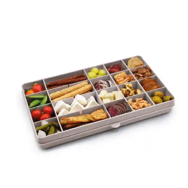 Caja Contenedora Para Snacks Xl Gris - Melii