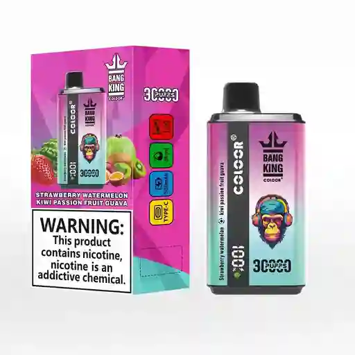 Vaper 30.000 Puff’s - Strawberry Watermelon Kiwi Passion Fruit Guava - Vaporizador Desechable