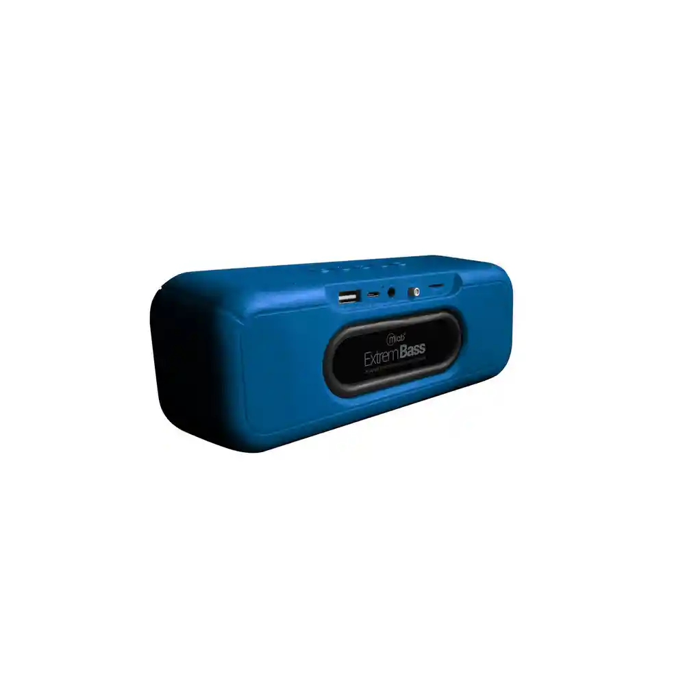 Parlante Portátil Bluetooth Extrem Bass Tws Azul – Mlab