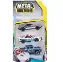 Zuru Metal Machines Pack 3ú.vehículos (top G-rundown-duty)