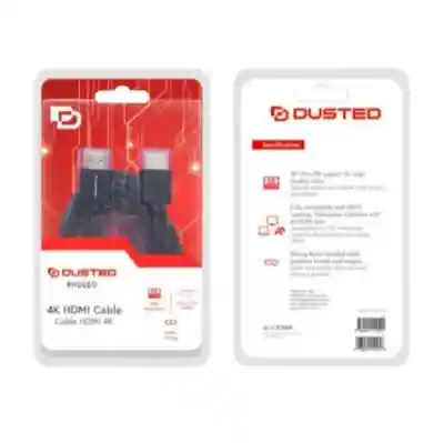 Dusted Cable Hdmi 4k Rugged 1.8mts. Negro