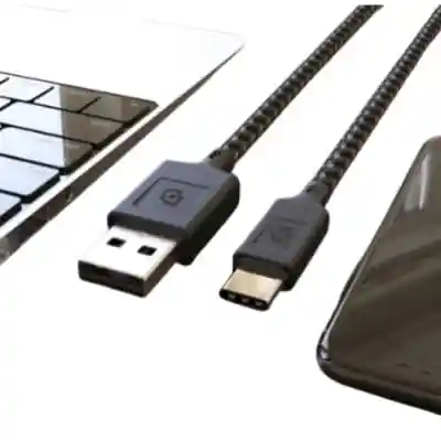 Dusted Cable Usb-c A Usb-a Rugged 1.2mts. Negro