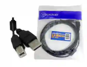 Microlab Usb A-b Impresora 3,6 Mts. Mcl-3605