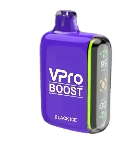 Vaporizador Vpro Boost 24000puffs Con Pantalla- Black Ice