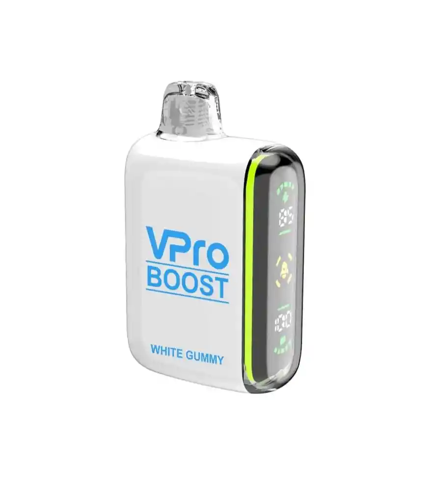 Vaporizador Vpro Boost 24000puffs Con Pantalla- White Gummy