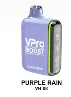 Vaporizador Vpro Boost 24000puffs Con Pantalla- Purple Rain