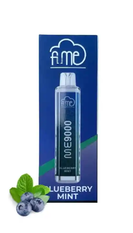 Vaporizador Fume 9000 Puffs. Blueberry Mint