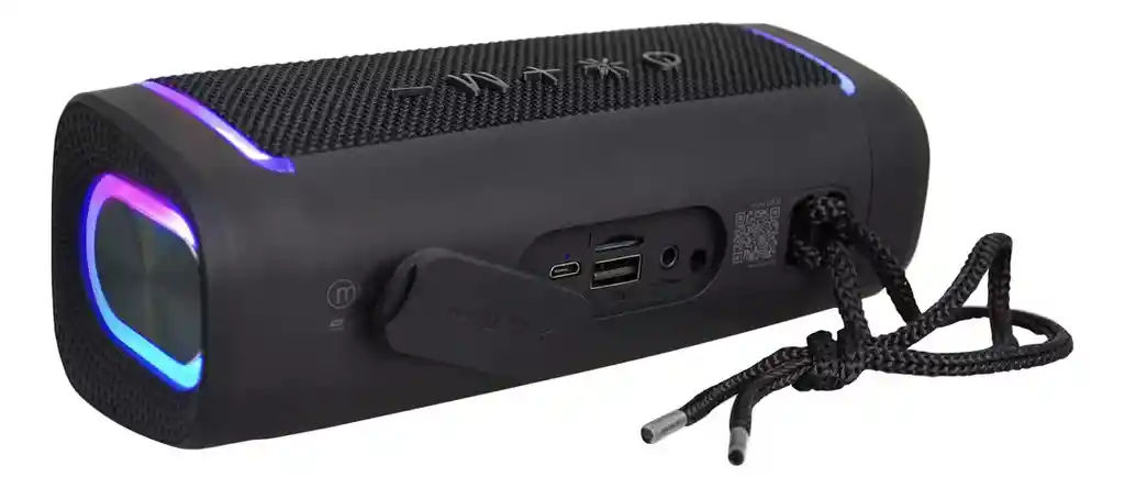 Parlante Mlab Mighty Bass 9300 Tws Bluetooth Fm Usb Tf Negro