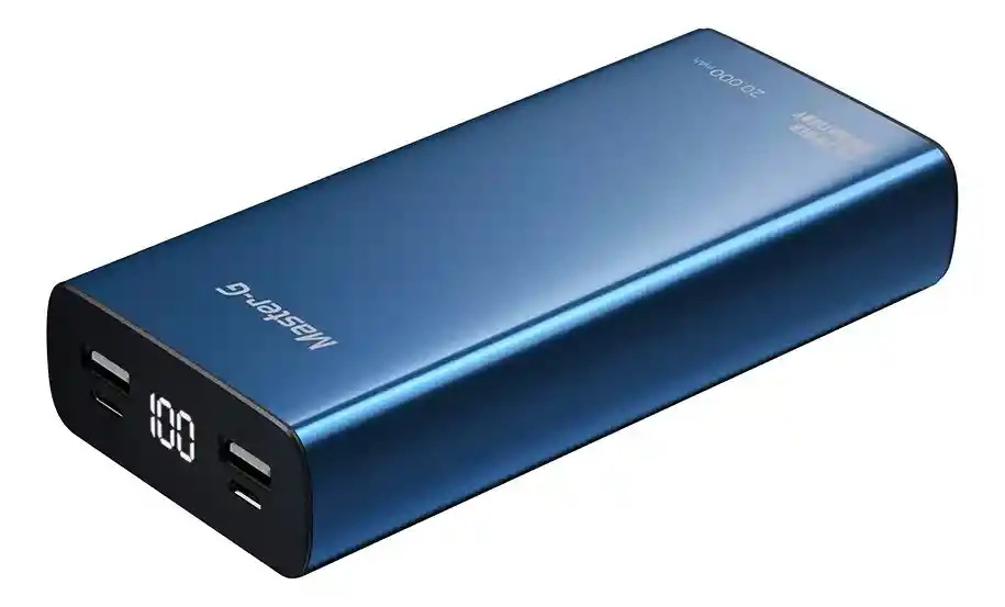 Batería Externa Power Bank Master G 20000 Mah Power Delivery Color Azul