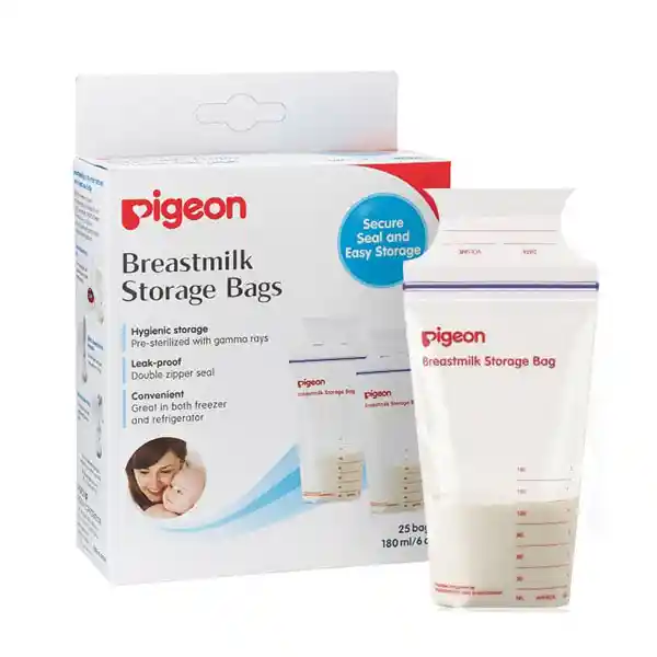 Bolsa Para Almacenar Leche Materna Pigeon 25u