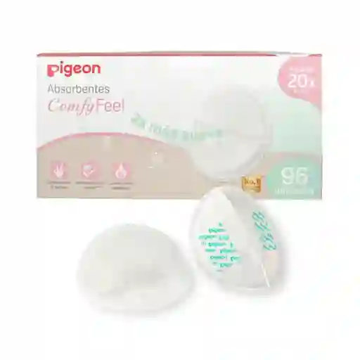 Absorbente De Lactancia Comfy Feel 96 Un Pigeon Caja