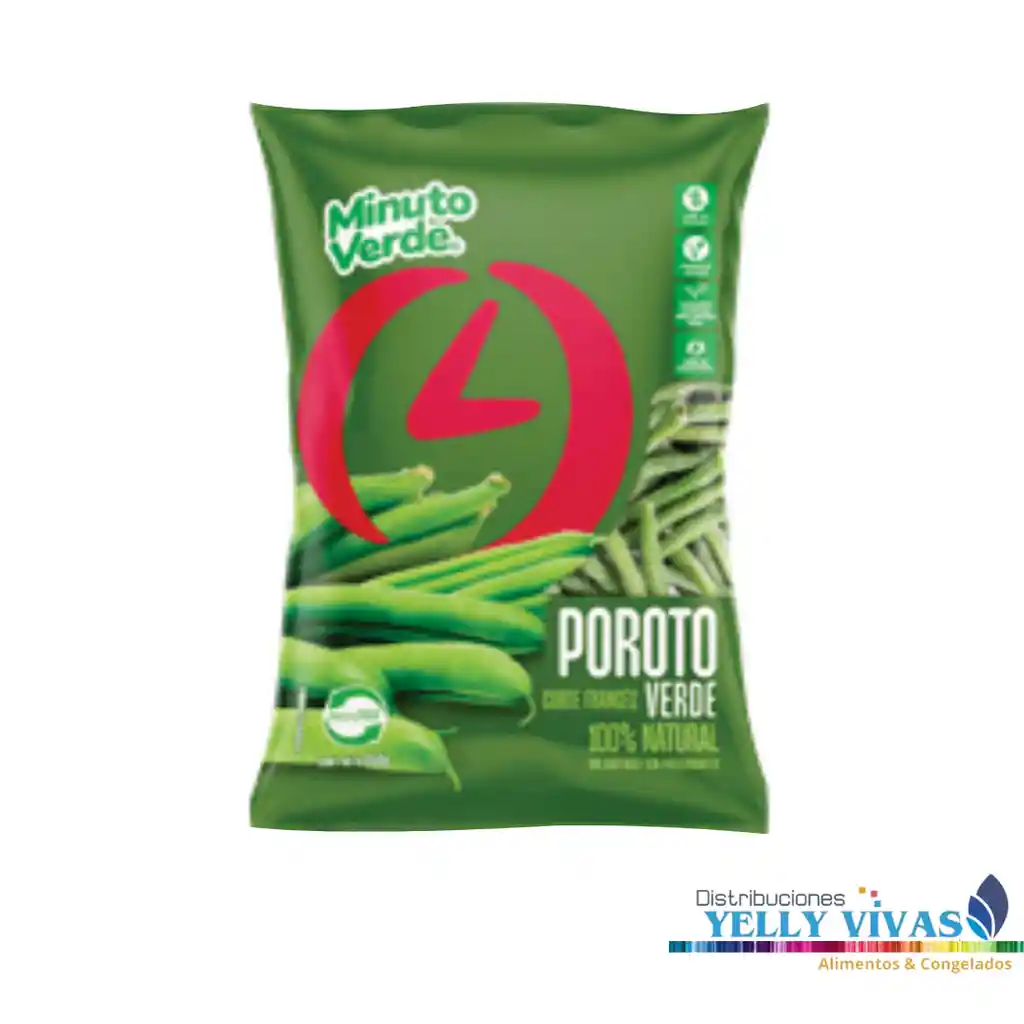 Porotos Verde 350grs Minuto Verde