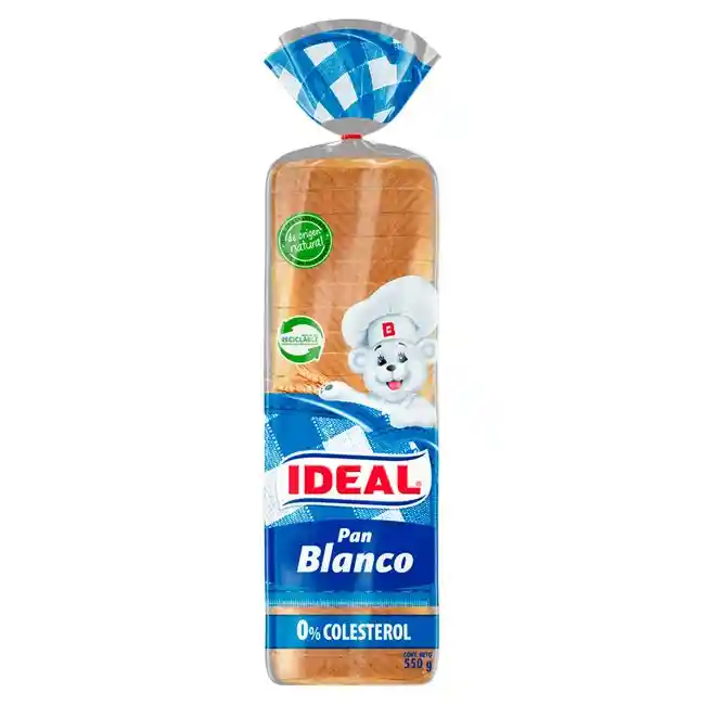 Pan Molde Ideal Blanco 550 G