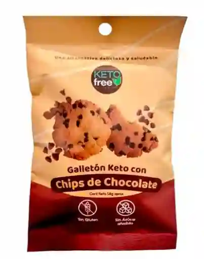 Galletón Keto Con Chips De Chocolate