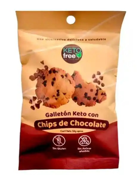 Galletón Keto Con Chips De Chocolate