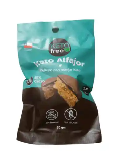 Keto Alfajor Relleno Con Manjar Keto