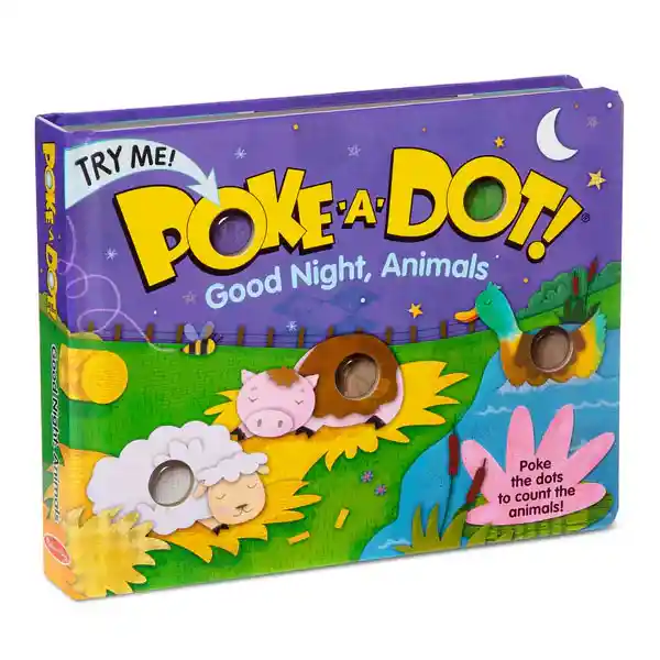 Libro Poke A Dot Buenas Noches, Animales Melissa & Doug