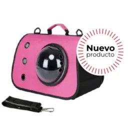 Wonder Dog - Bolso Portatil Para Gatos Con Cupula, Color Fucsia (pt001-f)