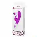 Vibrador Dual Cerberus Con Lengua Y Orejitas Pretty Love