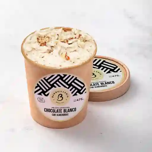 Helado Chocolate Blanco Almendra