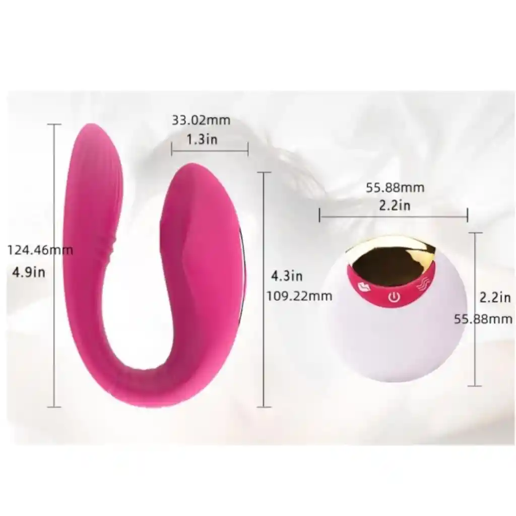 Daria - Vibrador Succionador Con Control