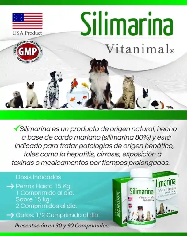 Silimarina Vitanimal 120 Mg 30 Comp
