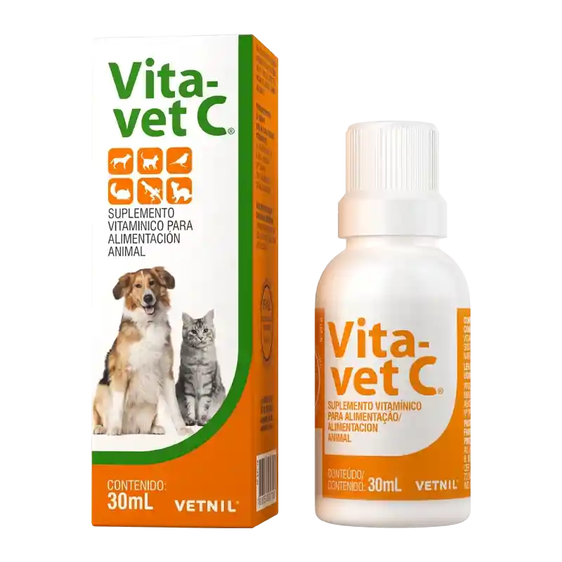 Vita-vet C (suplemento De Vitamina C) Gotas 30 Ml