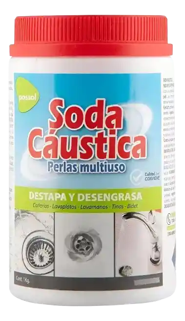 Soda Caustica 1 Kilo