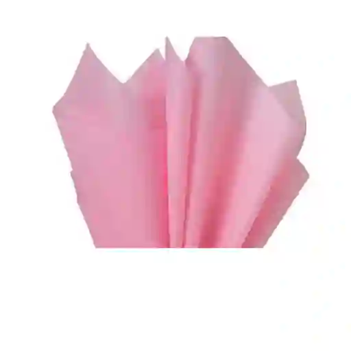 Papel Volantin (seda) Rosado 5 Unidades