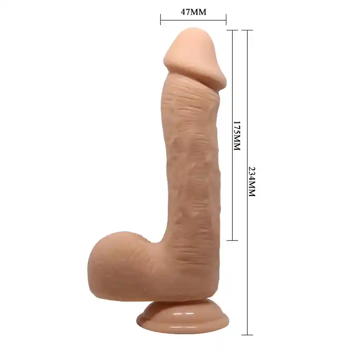 Dildo Realista Con Succión Baile 23,4 Cm