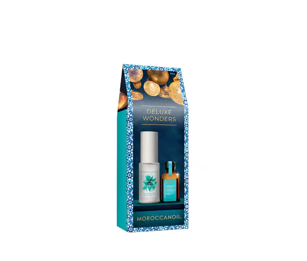 Kit Bruma Y Tratamiento Moroccanoil Deluxe Wonders 30 Y 15ml