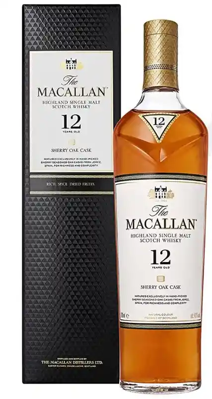 Whisky Macallan 12 Años Sherry Oak 700cc