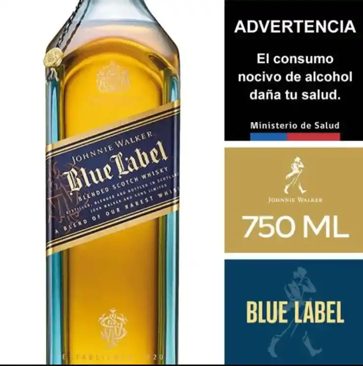 Whisky Johnnie Walker Blue Label 750cc