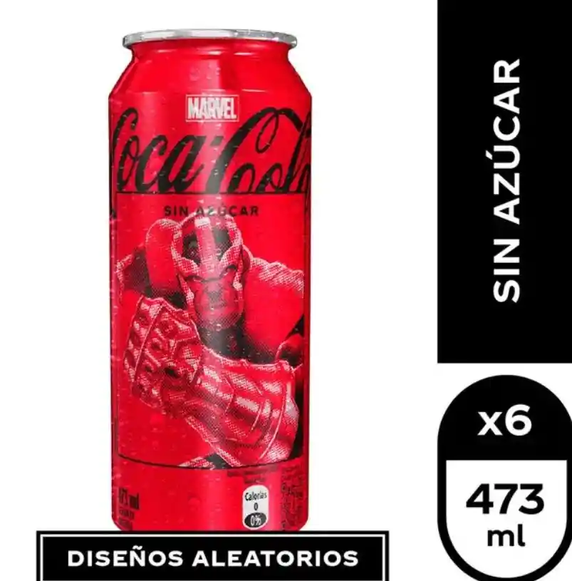 Bebida Coca Cola Lata Zero 473cc